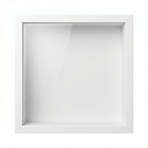 Shadow Box Frame — White 10″×10″