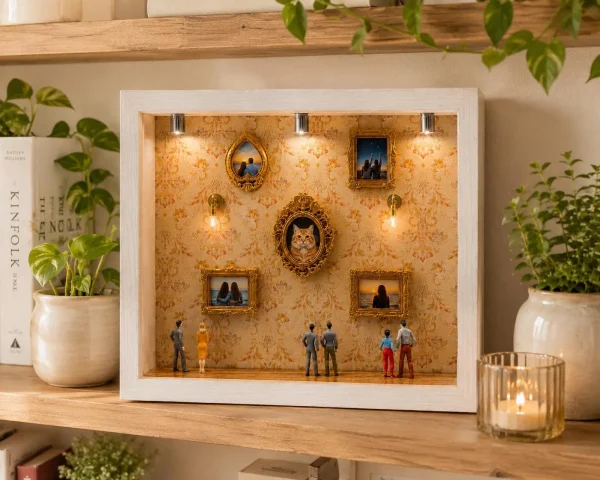 Mini Museum Silhouette Shadow Box Kit